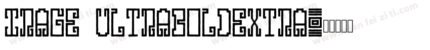 irage ultraboldextra字体转换